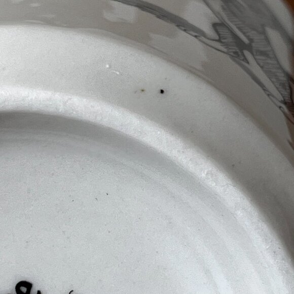 Vintage The Cache Boxer Mug Boxing Puppies Dog Coffee Cup 10 oz Cream Black HTF - Picture 11 of 11